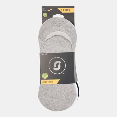 Sun and Sand Sports Men's Half-Cushioned No-Show Socks (3 Pack) - S/M Black Sun and Sand Sports Men's Half-Cushioned No-Show Socks (3 Pack) - S/M Black