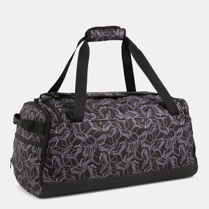 PUMA Men's Challenger Medium Duffel Bag Black PUMA Men's Challenger Medium Duffel Bag Black image number 1