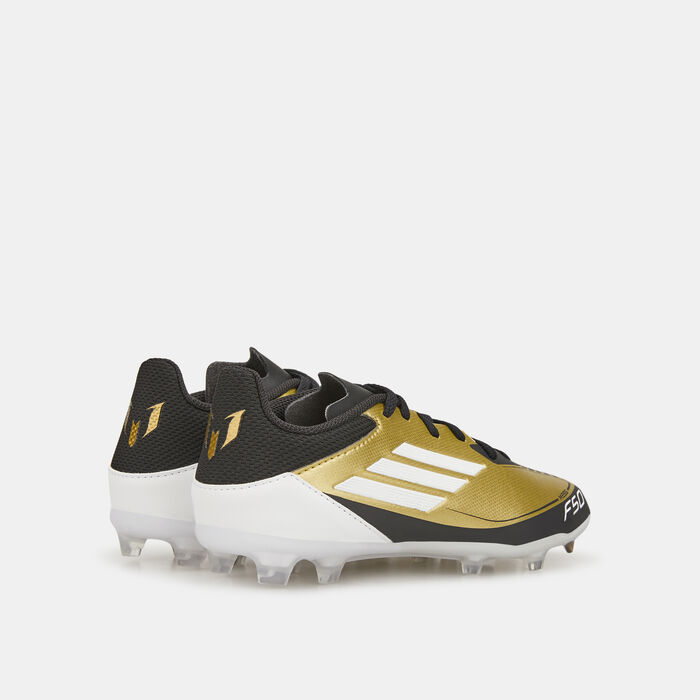 adidas Kids' F50 League Messi Multi-Ground Football Shoes White adidas Kids' F50 League Messi Multi-Ground Football Shoes White image number 2