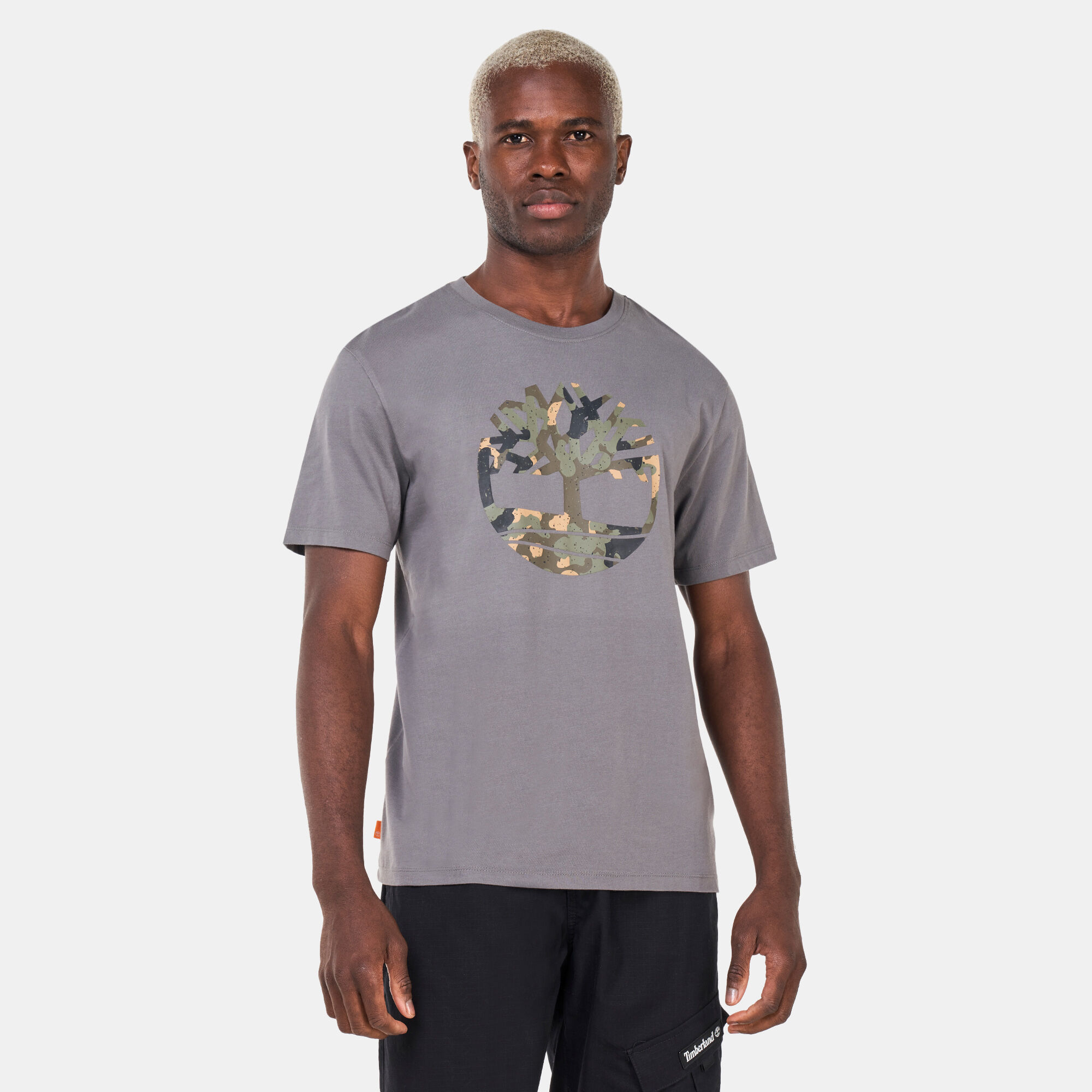 【SATIIIZ】Denib Camo Work Short Sleeve Shirt Digital Camo Flag Performance Short Sleeve (Olive) | Fish
