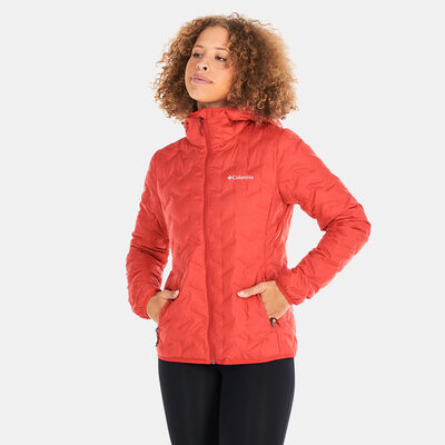 Columbia Women's Delta Ridge™ Down Hooded Jacket Red