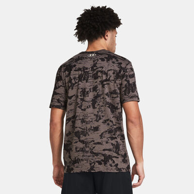 Under Armour Men's Project Rock Printed Graphic T-Shirt Grey Under Armour Men's Project Rock Printed Graphic T-Shirt Grey