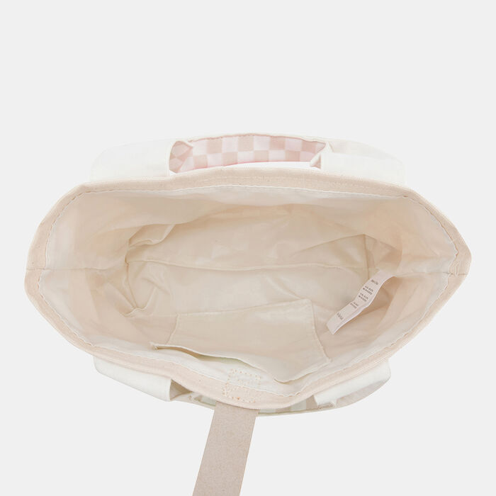 Vans Women's Mended Check Mini Tote Bag Beige image number 3