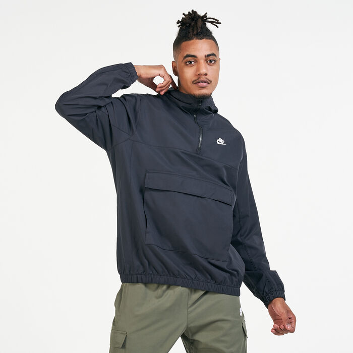 Nike Men's Sportswear Unlined Anorak Jacket Black Nike Men's Sportswear Unlined Anorak Jacket Black image number 0