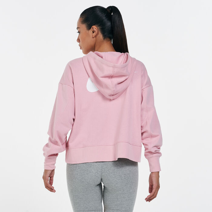 Nike Women's Dri-FIT Get Fit Hoodie Pink Nike Women's Dri-FIT Get Fit Hoodie Pink image number 1