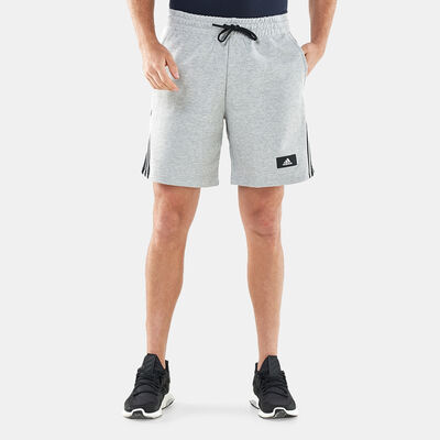 adidas Men's Future Icons 3-Stripes Shorts Grey