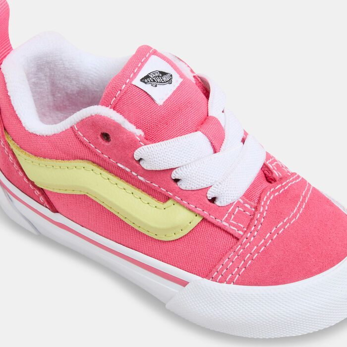 Vans Kids' Knu Skool Unisex Shoes (Baby and Toddler) Pink Vans Kids' Knu Skool Unisex Shoes (Baby and Toddler) Pink image number 3