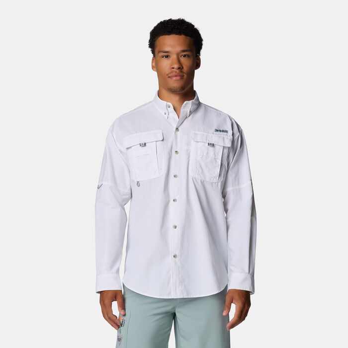 Columbia Men's Bahama™ II Long Sleeve Shirt White Columbia Men's Bahama™ II Long Sleeve Shirt White image number 0