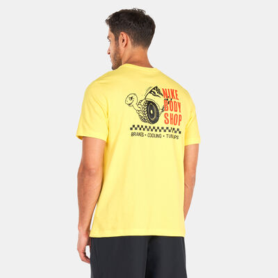 Nike Men's Body Shop Dri-FIT Fitness T-Shirt yellow Nike Men's Body Shop Dri-FIT Fitness T-Shirt yellow