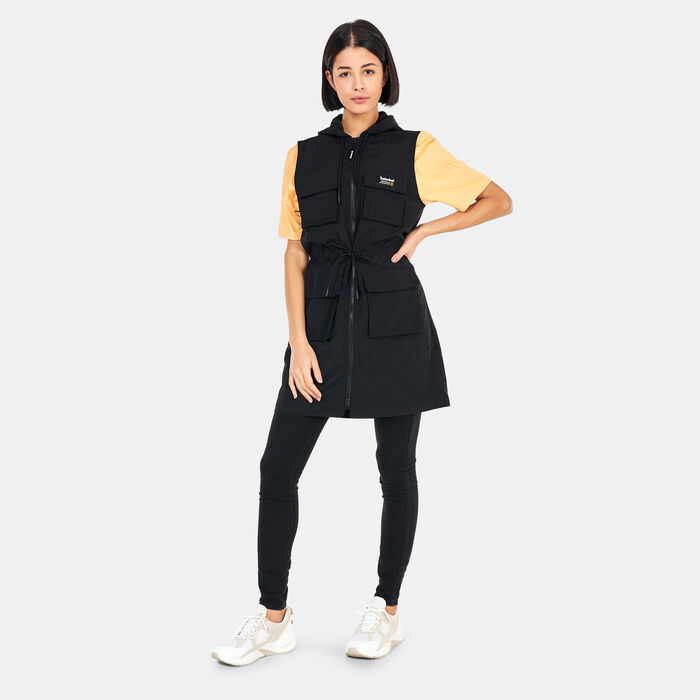 Timberland Women's Utility Hooded Dress Black Timberland Women's Utility Hooded Dress Black image number 0