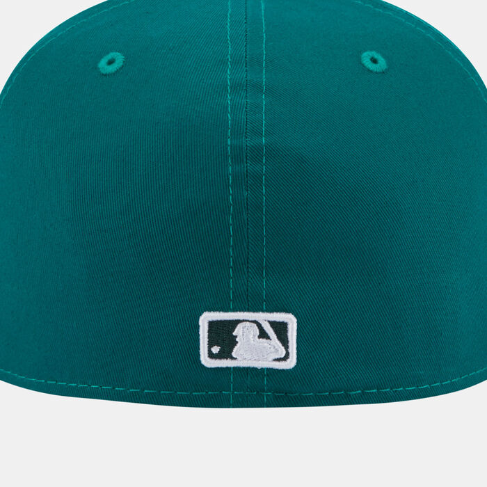 New Era Men's League Essentials 59FIFTY New York Yankees Cap Green New Era Men's League Essentials 59FIFTY New York Yankees Cap Green image number 1