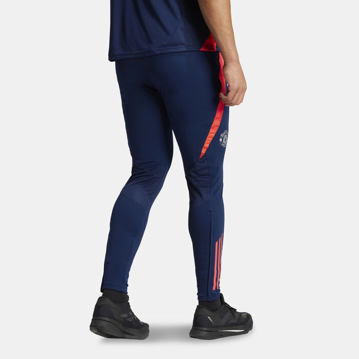 adidas Men's Manchester United Tiro 24 Training Football Pants Blue adidas Men's Manchester United Tiro 24 Training Football Pants Blue image number 1