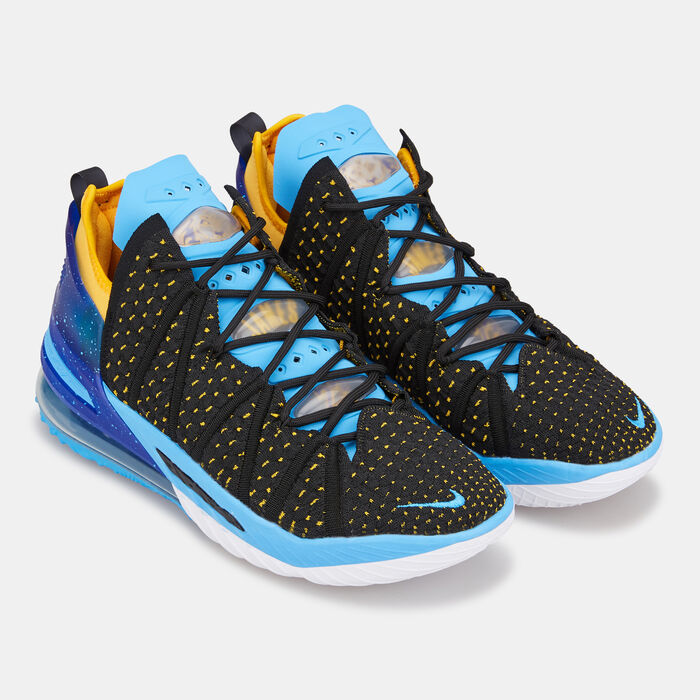 Nike Men's LeBron 18 Basketball Shoe Black Nike Men's LeBron 18 Basketball Shoe Black image number 1