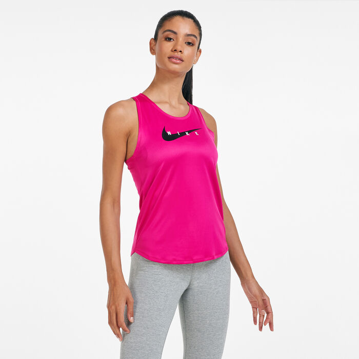 Nike Women's Swoosh Run Tank Top Red Nike Women's Swoosh Run Tank Top Red image number 0