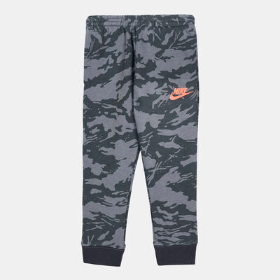 Nike Kids' Club Camo Fleece Pants (Younger Kids) Black