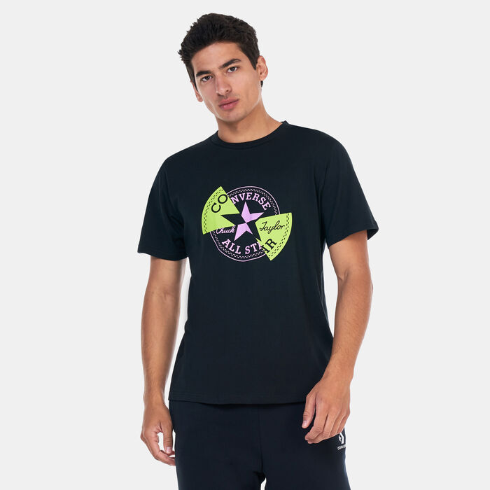 Converse Men's Distorted Patch T-Shirt Black Converse Men's Distorted Patch T-Shirt Black image number 0