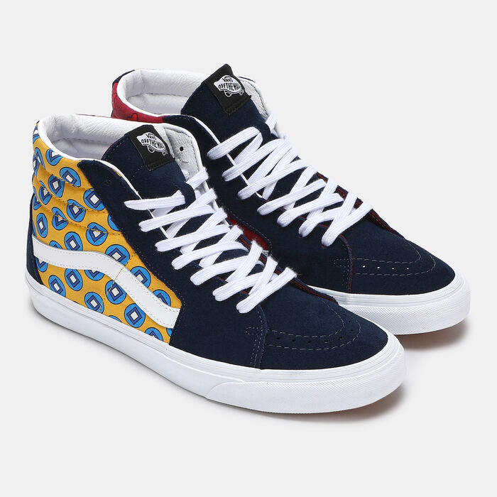 Vans SK8-Hi Mix Print Unisex Shoe Blue image number 1