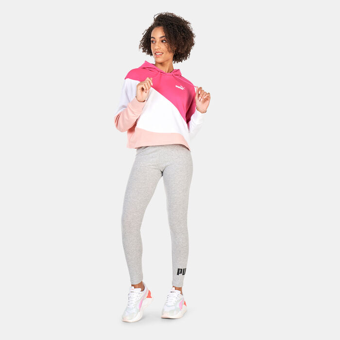 PUMA Women's POWER Cat Pullover Hoodie Pink PUMA Women's POWER Cat Pullover Hoodie Pink image number 2
