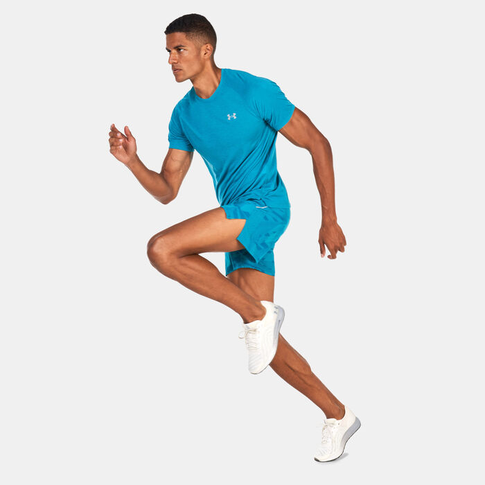 Under Armour Men's Streaker Run T-Shirt Green Under Armour Men's Streaker Run T-Shirt Green image number 2