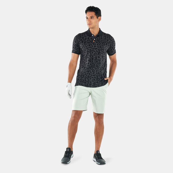 Nike Golf Men's Golf Primal Print Polo T-Shirt Grey Nike Golf Men's Golf Primal Print Polo T-Shirt Grey image number 2