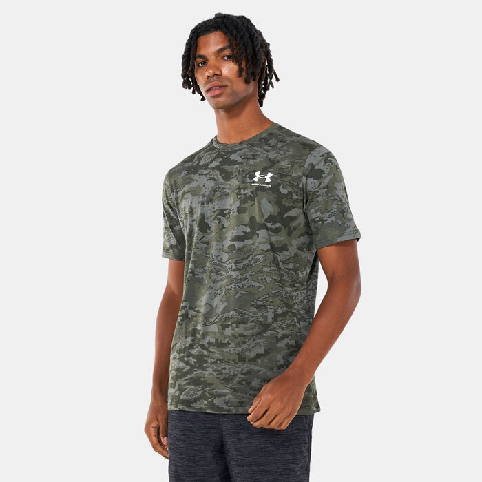 Under Armour Men's UA ABC Camo Print T-Shirt Green image number 0