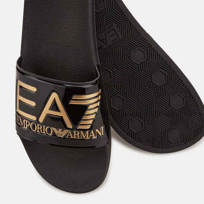 EA7 Emporio Armani Slides Black EA7 Emporio Armani Slides Black image number 2