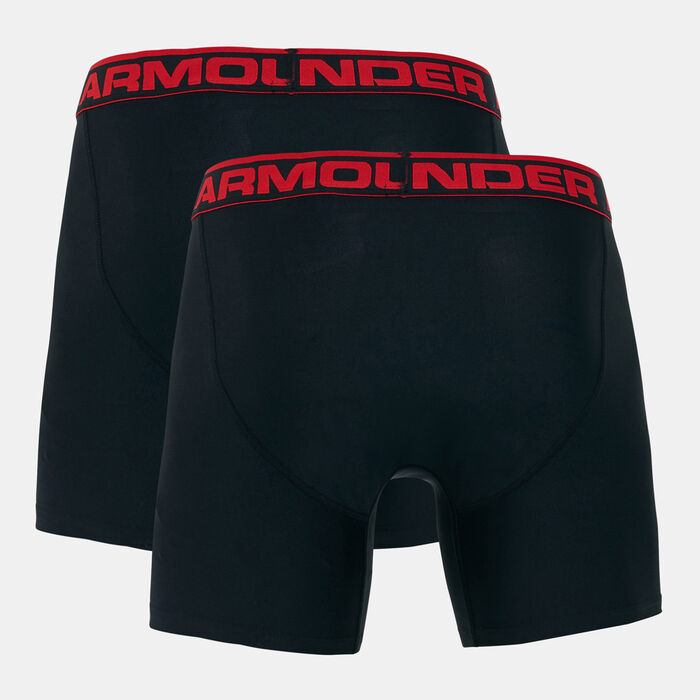 Under Armour Men's O Series 6-Inch Boxer (2 Pack) Black Under Armour Men's O Series 6-Inch Boxer (2 Pack) Black image number 1