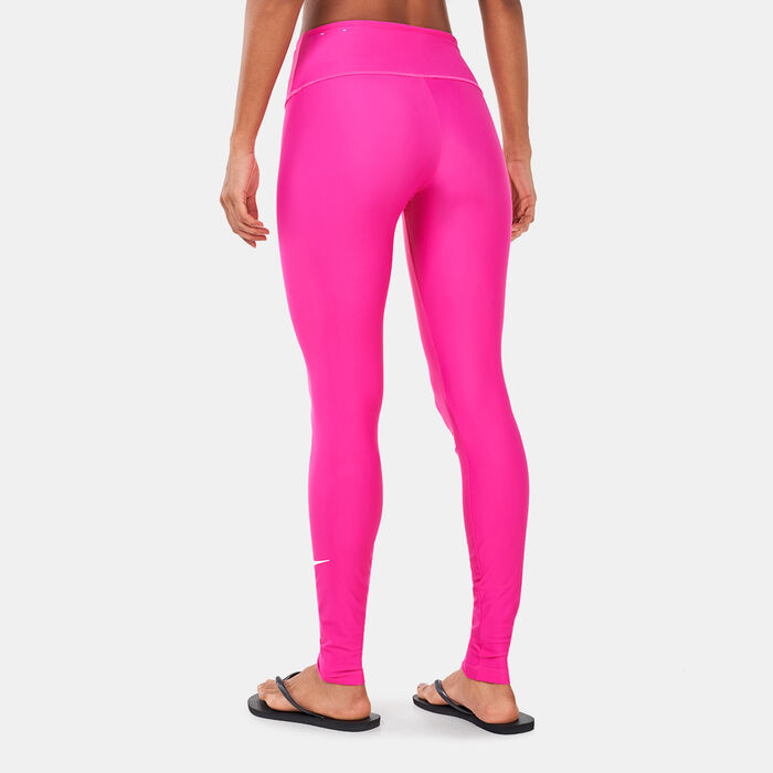Nike Swim Women's Slim Fit Swimming Leggings Pink Nike Swim Women's Slim Fit Swimming Leggings Pink image number 1