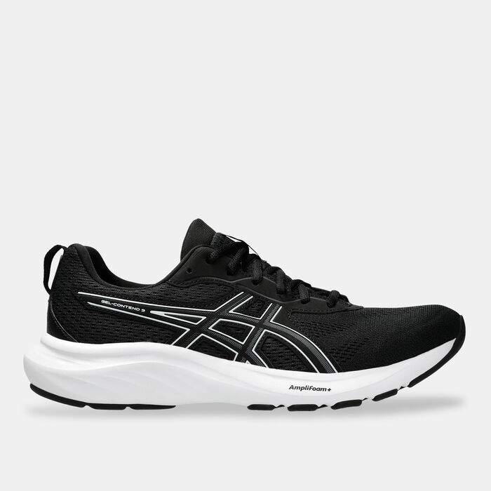 ASICS Men's GEL-CONTEND 9 Running Shoes Black image number 0