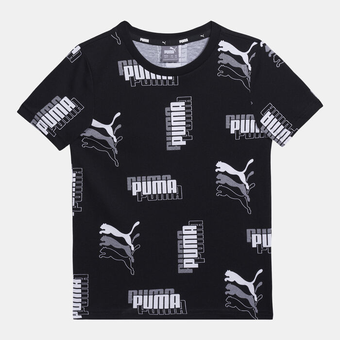 PUMA Kids' Power Allover Print T-Shirt Black PUMA Kids' Power Allover Print T-Shirt Black image number 0