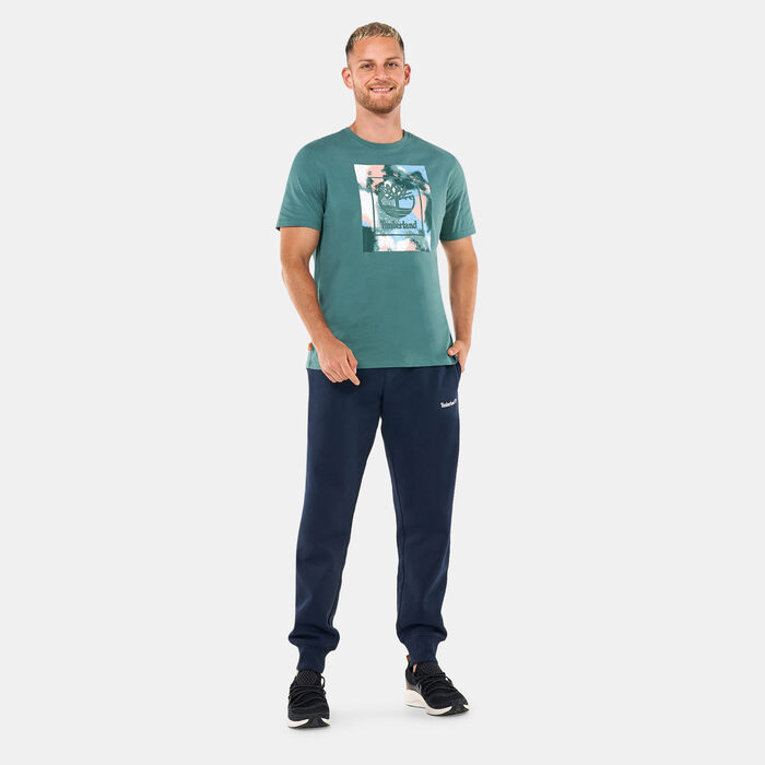 Timberland Men's Seasonal Stack Logo T-Shirt Green Timberland Men's Seasonal Stack Logo T-Shirt Green image number 2