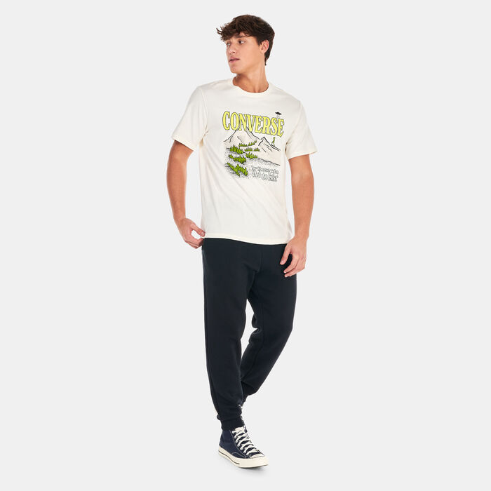 Converse Men's Alien Mountain T-Shirt White Converse Men's Alien Mountain T-Shirt White image number 2