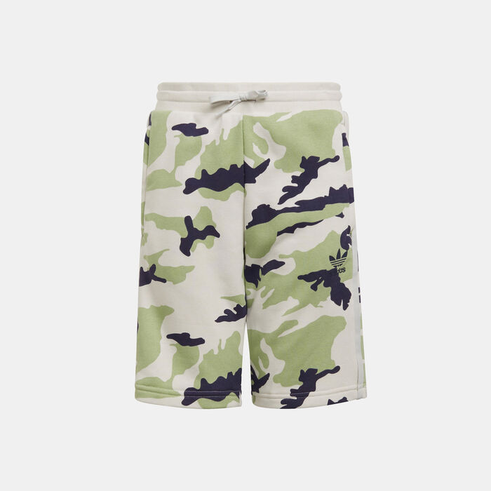 adidas Originals Kids' Camo Shorts Green adidas Originals Kids' Camo Shorts Green image number 0