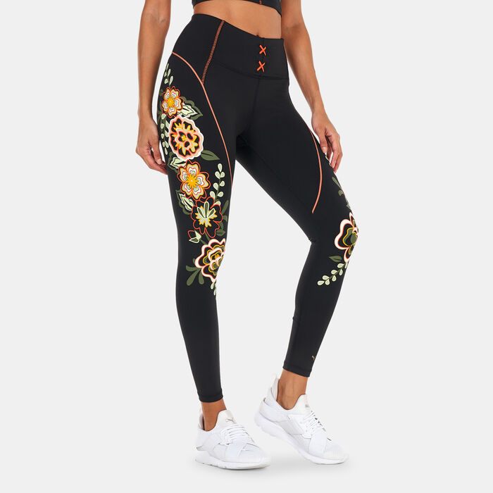 PUMA Women's X Frida Kahlo 7/8 Leggings Black PUMA Women's X Frida Kahlo 7/8 Leggings Black image number 0