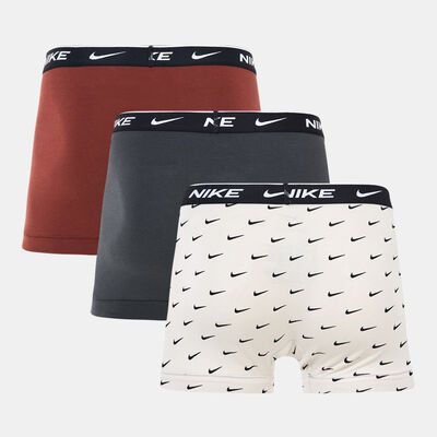 Nike Men's Trunk Briefs (3 Pack) White Nike Men's Trunk Briefs (3 Pack) White