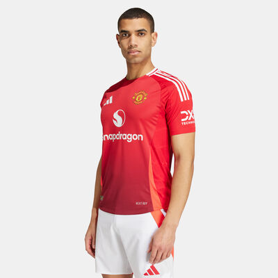 adidas Men's Manchester United 24/25 Home Authentic Football Jersey Red