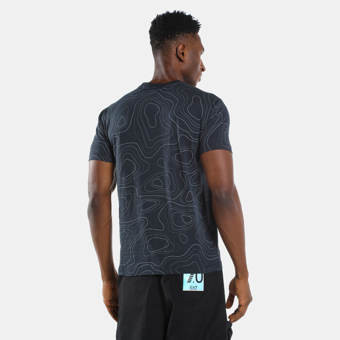 EA7 Emporio Armani Men's Train Visibility Graphic T-Shirt Black EA7 Emporio Armani Men's Train Visibility Graphic T-Shirt Black image number 1