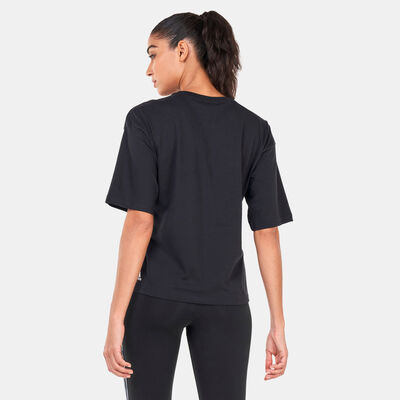 adidas Women's Essentials Cropped T-Shirt Black