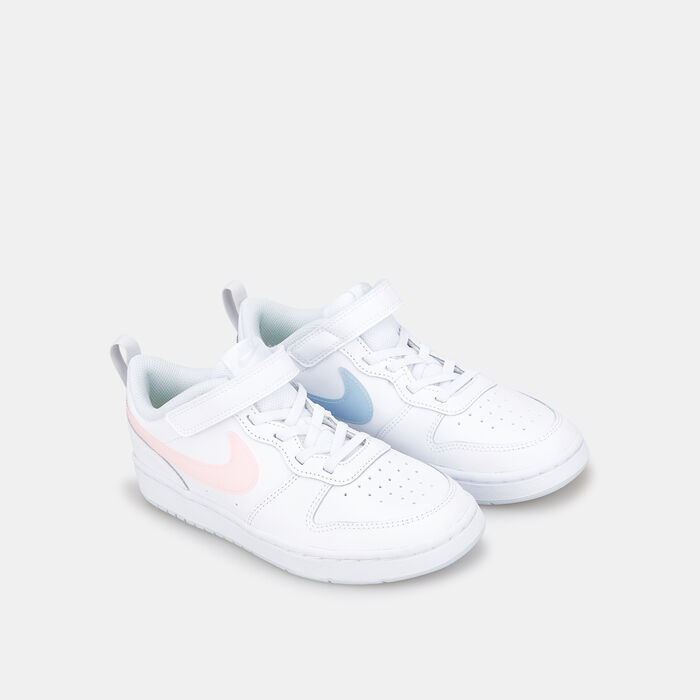 Nike Kids' Court Borough Low 2 Shoe White image number 1