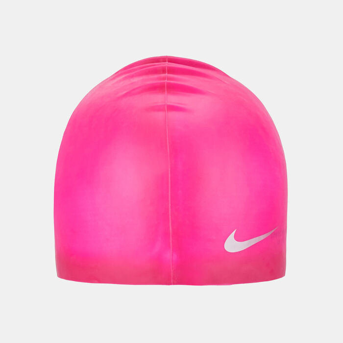 Nike Swim Kids' Silicone Swimming Cap Pink Nike Swim Kids' Silicone Swimming Cap Pink image number 0