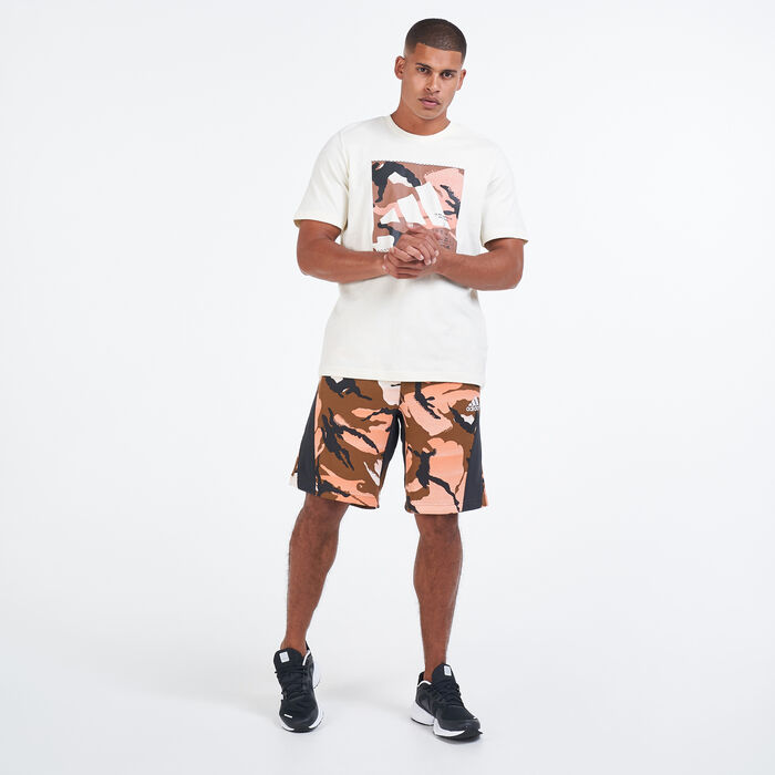 adidas Men's Athletics Camo Graphic T-Shirt White adidas Men's Athletics Camo Graphic T-Shirt White image number 2
