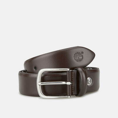 Timberland Men's Leather Belt Brown Timberland Men's Leather Belt Brown