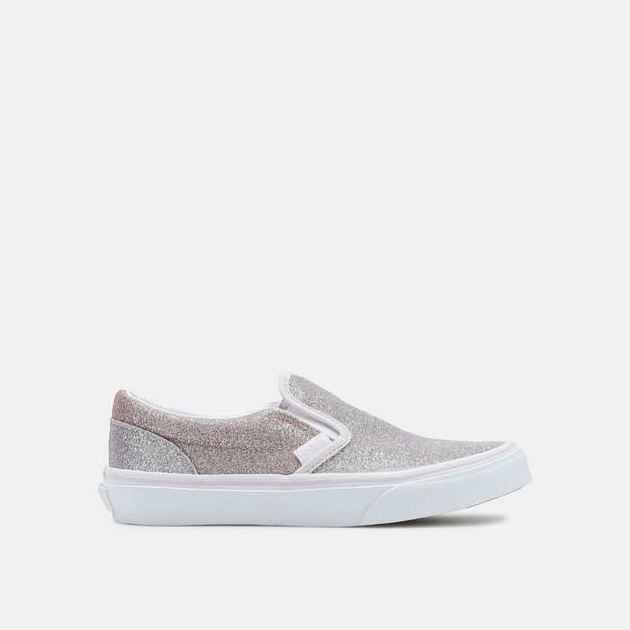 Vans Kids’ 2-Tone Glitter Classic Slip-On Unisex Shoe Pink Vans Kids’ 2-Tone Glitter Classic Slip-On Unisex Shoe Pink image number 0