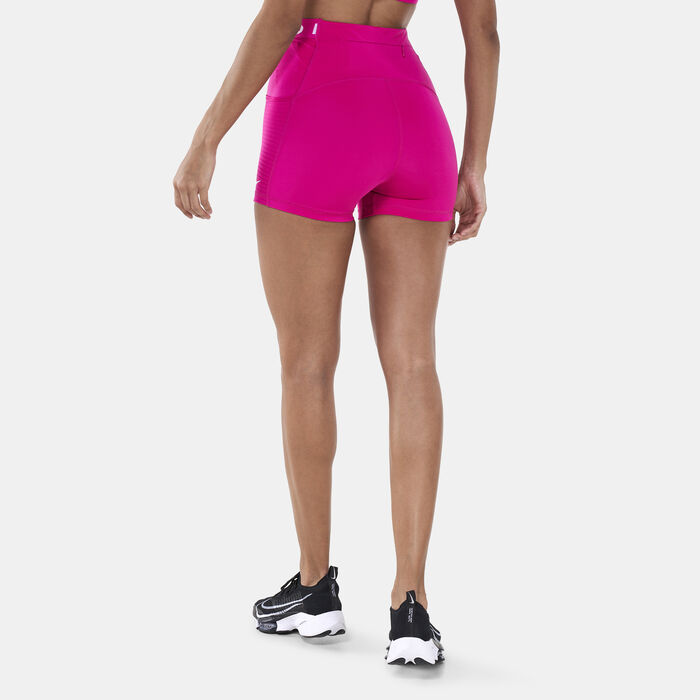 Nike Women's Pro Dri-FIT SSNL 3-Inch Shorts Pink Nike Women's Pro Dri-FIT SSNL 3-Inch Shorts Pink image number 1