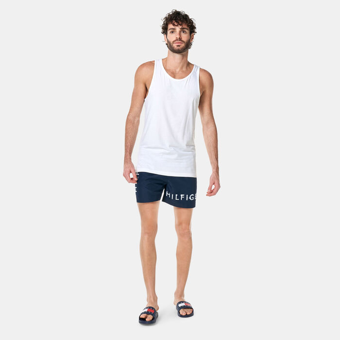 Tommy Hilfiger Men's Crafted Logo Swimming Shorts Blue Tommy Hilfiger Men's Crafted Logo Swimming Shorts Blue image number 2
