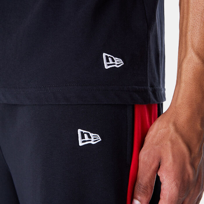 New Era Men's NBA Chicago Bulls Panel T-Shirt Black image number 4