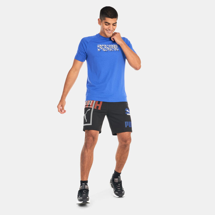 PUMA Men's DYNA-MIX Graphic T-Shirt Blue image number 2