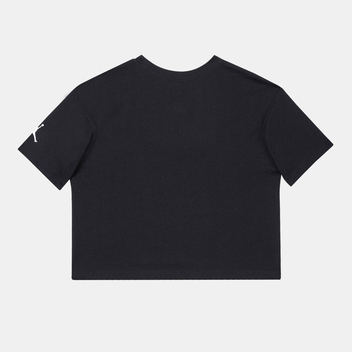 Jordan Kids' Jumpman Shine T-Shirt Black Jordan Kids' Jumpman Shine T-Shirt Black image number 1