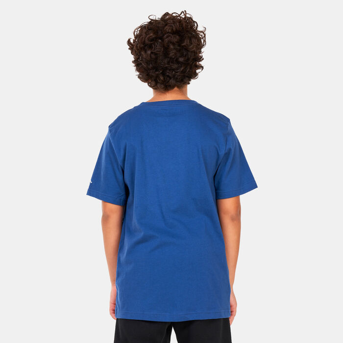 Jordan Kids' All Around Game T-Shirt (Older Kids) Blue Jordan Kids' All Around Game T-Shirt (Older Kids) Blue image number 1
