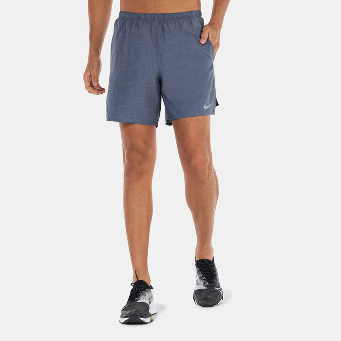 Nike Men's 2-in-1 7-inch Challenger Shorts Blue image number 0